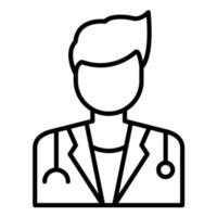 Doctor Line Icon vector