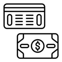 Accounting Methods Line Icon vector