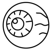 Eyeball Line Icon vector