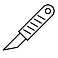 Scalpel Line Icon vector