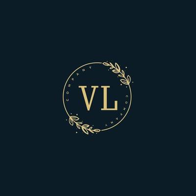 Initial VL beauty monogram and elegant logo design, handwriting logo of  initial signature, wedding, fashion, floral and botanical with creative  template. 14641731 Vector Art at Vecteezy