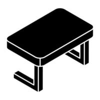 icono de diseño creativo de mesa vector