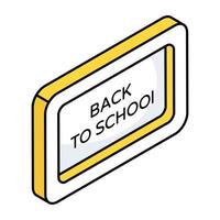 Perfect design icon of back to school vector