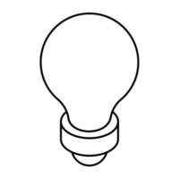 An icon design of creative idea vector