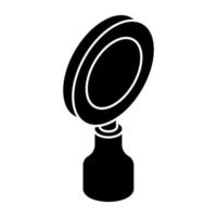 Unique design icon of magnifying glass vector