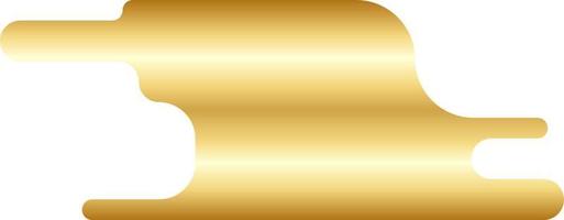 Abstract Gold Minimal Round Shape Vector