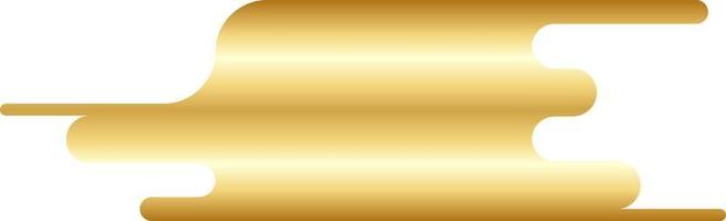 Abstract Gold Minimal Round Shape Vector