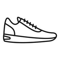 Sport shoe icon, outline style vector