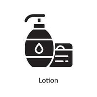 Lotion  Vector Solid Icon Design illustration. Housekeeping Symbol on White background EPS 10 File