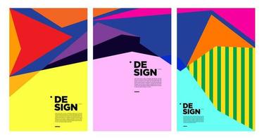 Colorful Abstract Banner Template with Dummy Text for Web Design, Landing page, social media story, and Print Material vector