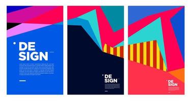 Colorful Abstract Banner Template with Dummy Text for Web Design, Landing page, social media story, and Print Material vector