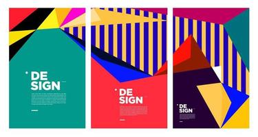 Colorful Abstract Banner Template with Dummy Text for Web Design, Landing page, social media story, and Print Material vector