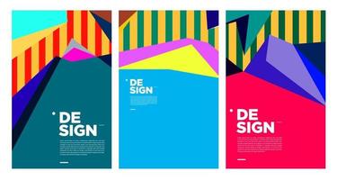 Colorful Abstract Banner Template with Dummy Text for Web Design, Landing page, social media story, and Print Material vector