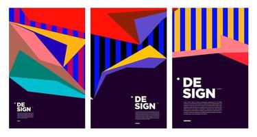 Colorful Abstract Banner Template with Dummy Text for Web Design, Landing page, social media story, and Print Material vector