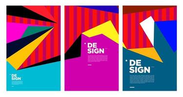 Colorful Abstract Banner Template with Dummy Text for Web Design, Landing page, social media story, and Print Material vector