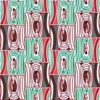 Mosaic of lines seamless pattern in dodle style. Hand drawn abstract wood texture vintage ornament. vector