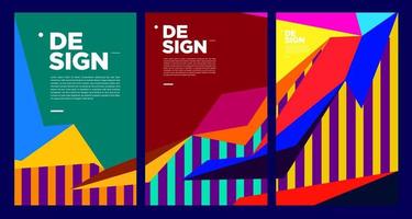 Colorful Abstract Banner Template with Dummy Text for Web Design, Landing page, social media story, and Print Material vector