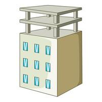 Building icon, isometric style vector