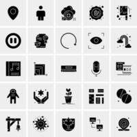 25 Universal Business Icons Vector Creative Icon Illustration to use in web and Mobile Related project