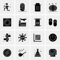 16 Business Universal Icons Vector Creative Icon Illustration to use in web and Mobile Related project