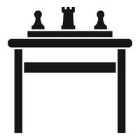 icono del juego de mesa de enfermería, estilo simple vector