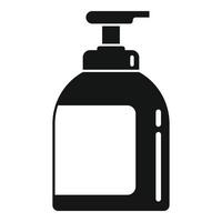 Antiseptic hand clean icon, simple style vector
