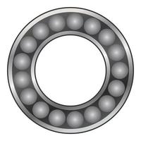 Car bearing icon, cartoon style vector