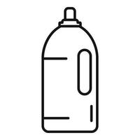 Softener conditioner icon, outline style vector