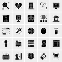 25 Universal Business Icons Vector Creative Icon Illustration to use in web and Mobile Related project