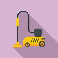 Car steam cleaner icon, flat style vector