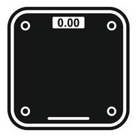 Smart scales icon, simple style vector