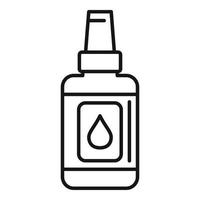 Antiseptic body care icon, outline style vector