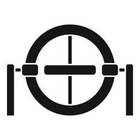 Gravity model icon simple vector. Accelerometer gyroscope vector