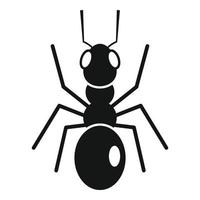 Cute ant icon, simple style vector