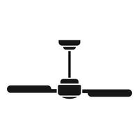 Room ventilation fan icon, simple style vector