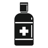 Antiseptic hygiene icon, simple style vector