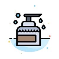 Cleaning House Keeping Product Spray Abstract Flat Color Icon Template vector