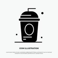 Cake Cole Drink Holiday Independence solid Glyph Icon vector