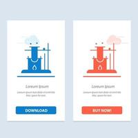 Like Science Space  Blue and Red Download and Buy Now web Widget Card Template vector