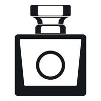 icono de perfume, estilo simple vector