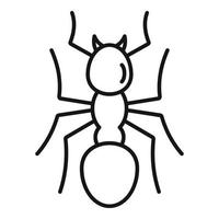 Team ant icon, outline style vector