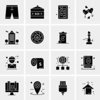 16 Business Universal Icons Vector Creative Icon Illustration to use in web and Mobile Related project