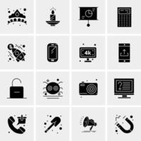 16 Business Universal Icons Vector Creative Icon Illustration to use in web and Mobile Related project