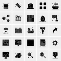 25 Universal Business Icons Vector Creative Icon Illustration to use in web and Mobile Related project