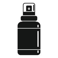 Antiseptic spray icon, simple style vector