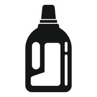 icono de botella de fertilizante, estilo simple vector