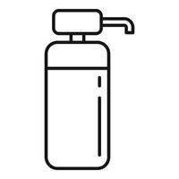 Prevention antiseptic icon, outline style vector