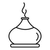 Essential oils icon, outline style vector