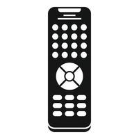 Infrared remote control icon, simple style vector