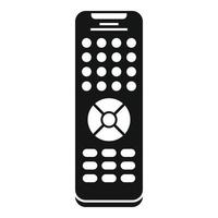 Infrared remote control icon, simple style vector